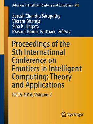 cover image of Proceedings of the 5th International Conference on Frontiers in Intelligent Computing